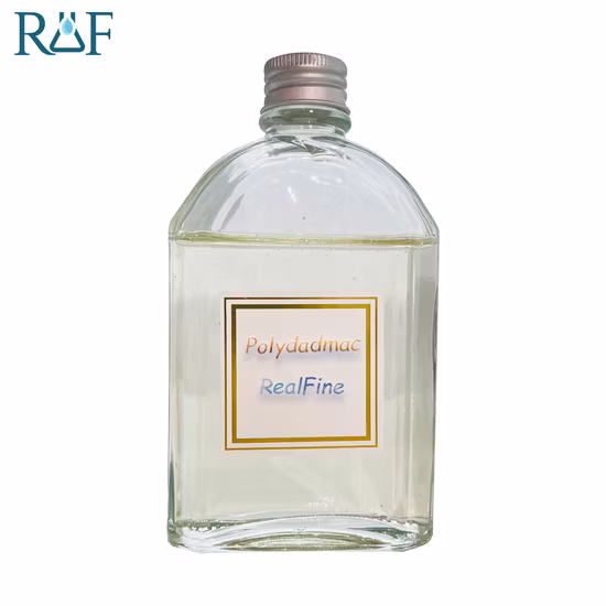 Agente auxiliar Poli (cloruro de dialildimetilamonio) Floculante polimérico Pdadmac CAS 26062